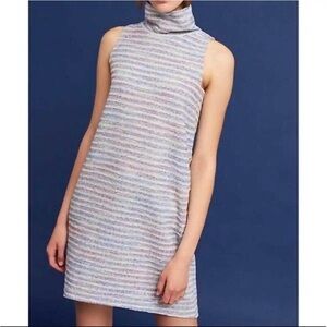 Anthropologie Akemi + Kin Nuby Sleeveless Mock Neck Mini Dress